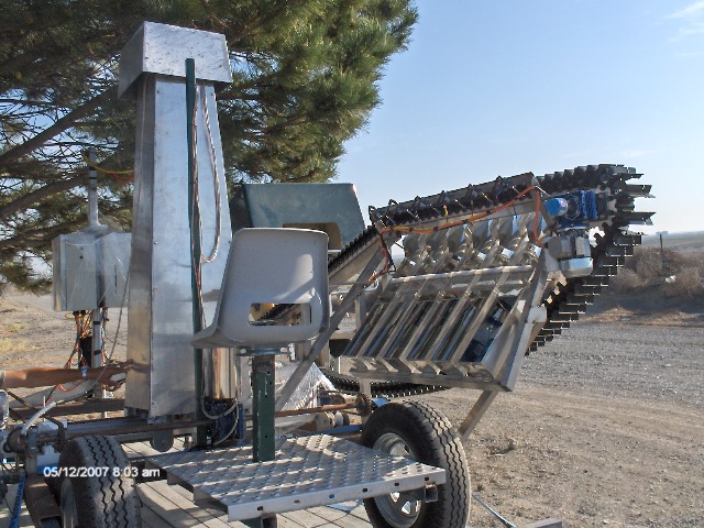 asparagus picking machine