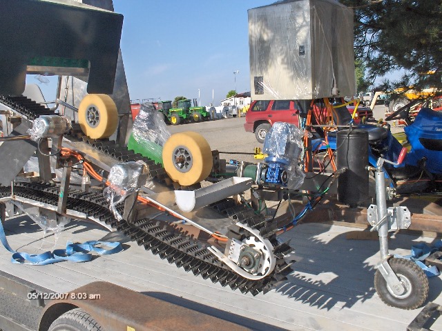 Oraka Asparagus harvesting machine